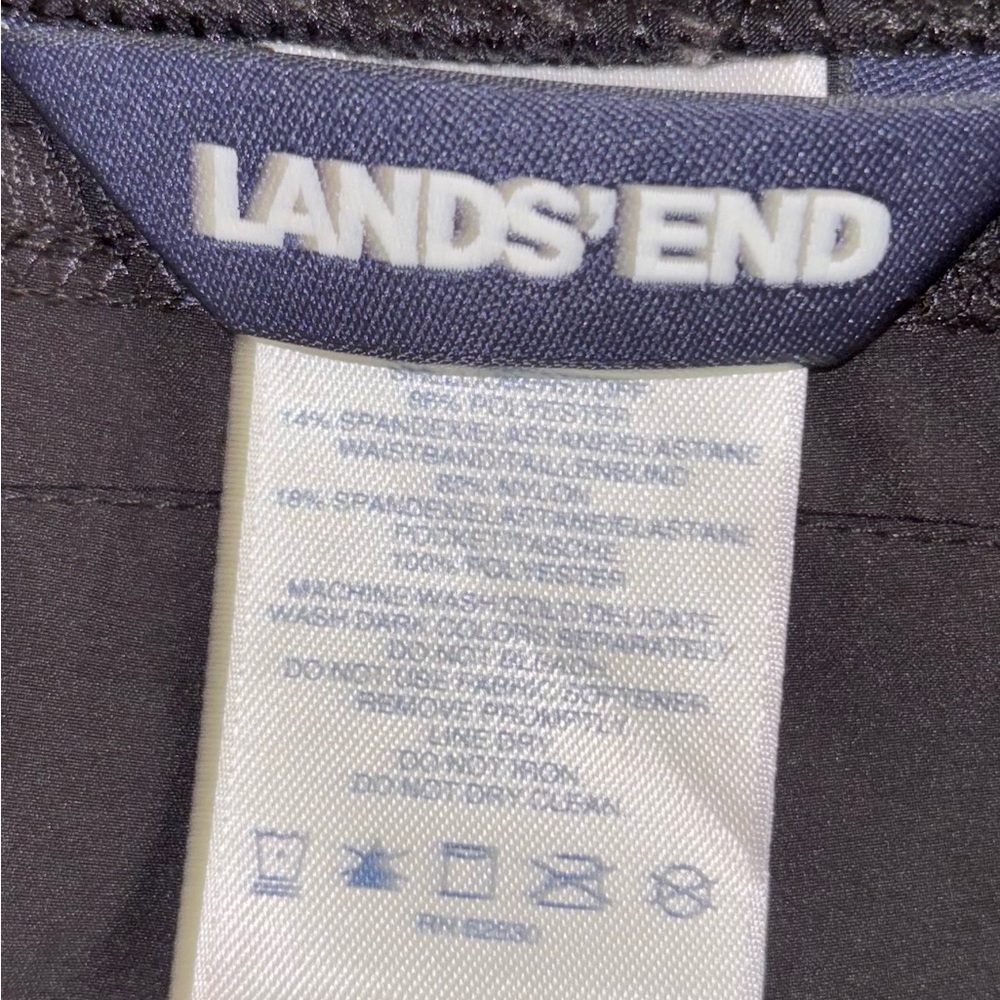 LANDS’END Women's Black Shorts size 20W - Picture 2 of 5